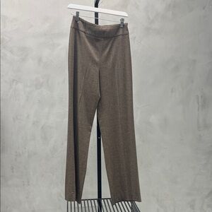 Brown Straight-Leg Trousers